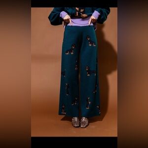 Stylish teal and lavender dachshund themes set 🖤🤎